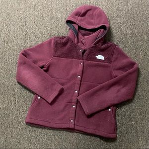 The North Face Burgundy Sherpa Sweater